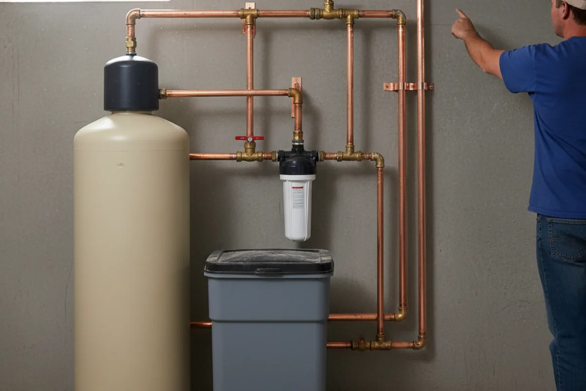 Whole-house water treatment system installed in New Cumberland